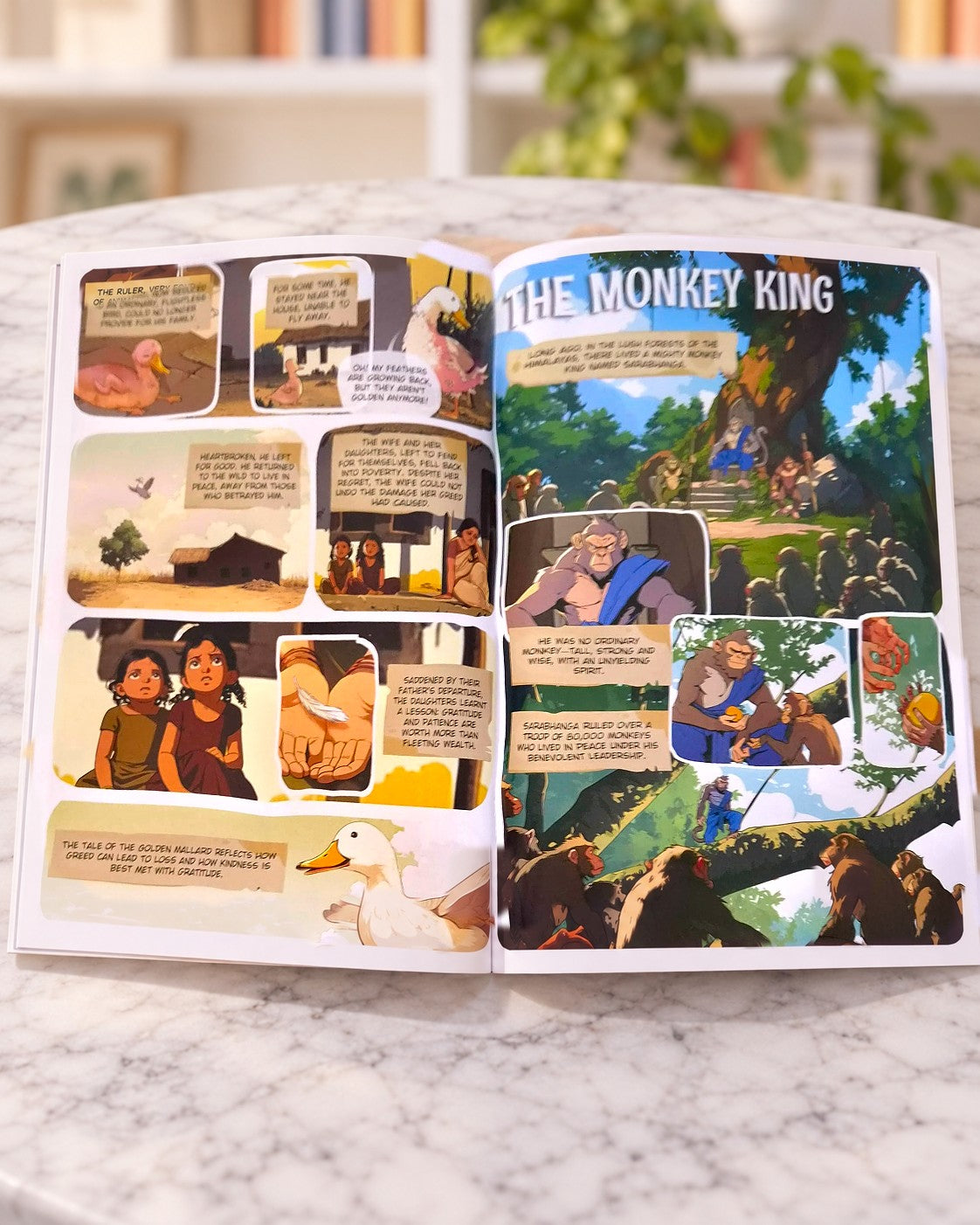 Tales from the Jatakas, inside pages