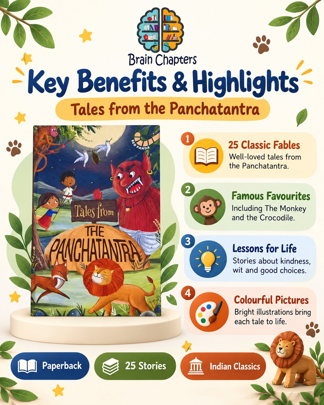 Key benefits and highlights of Tales from the Panchatantra