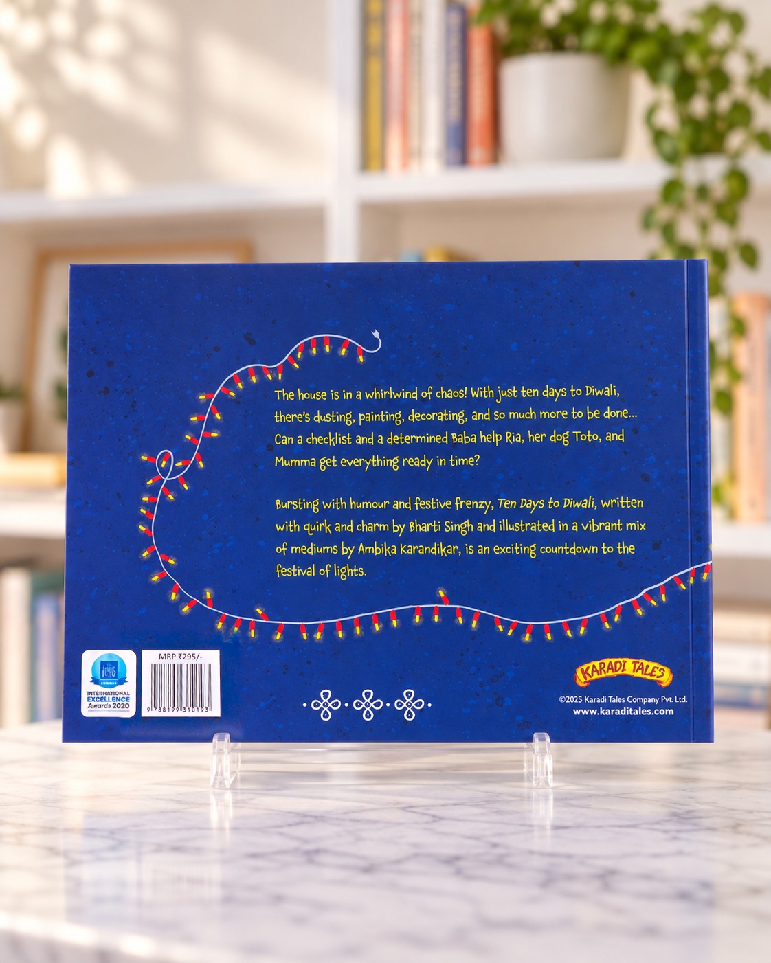 Ten Days to Diwali, back cover