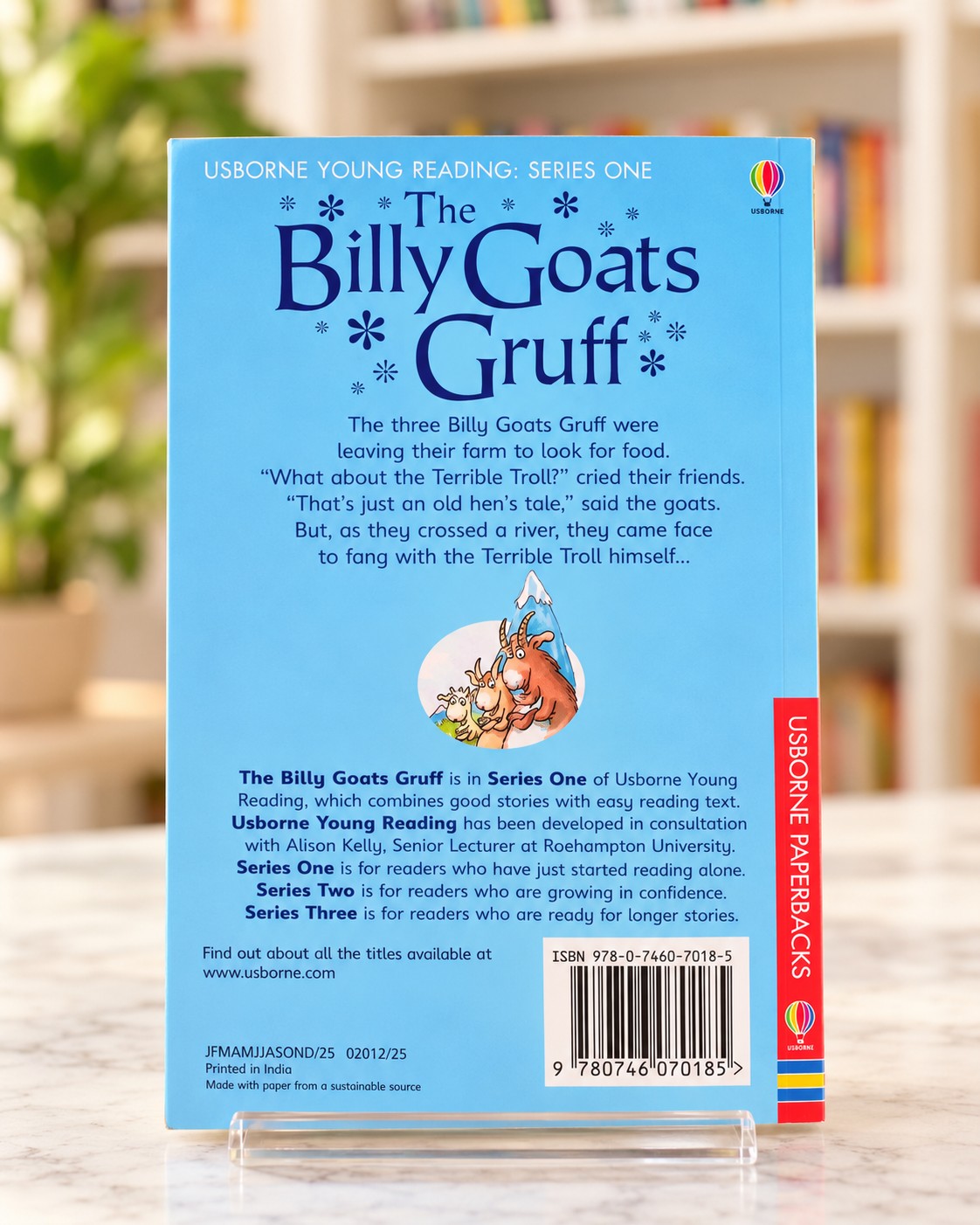 The Billy Goats Gruff, back cover