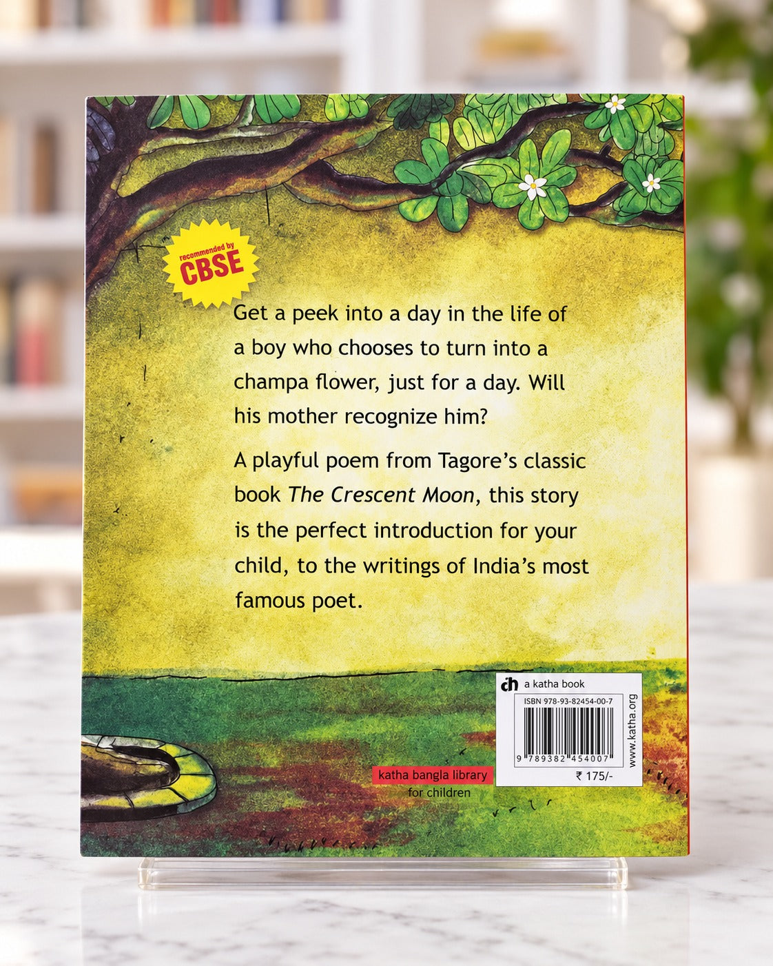 The Champa Flower, back cover