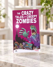 The Crazy Tales of Creepy Zombies, paperback front cover