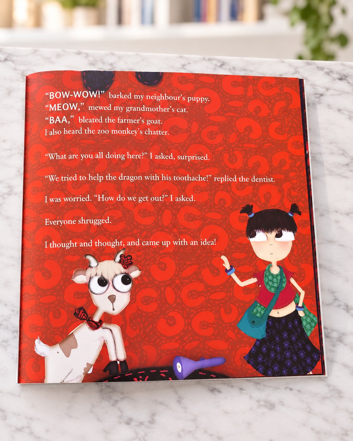 The Dragon's Toothache, inside pages