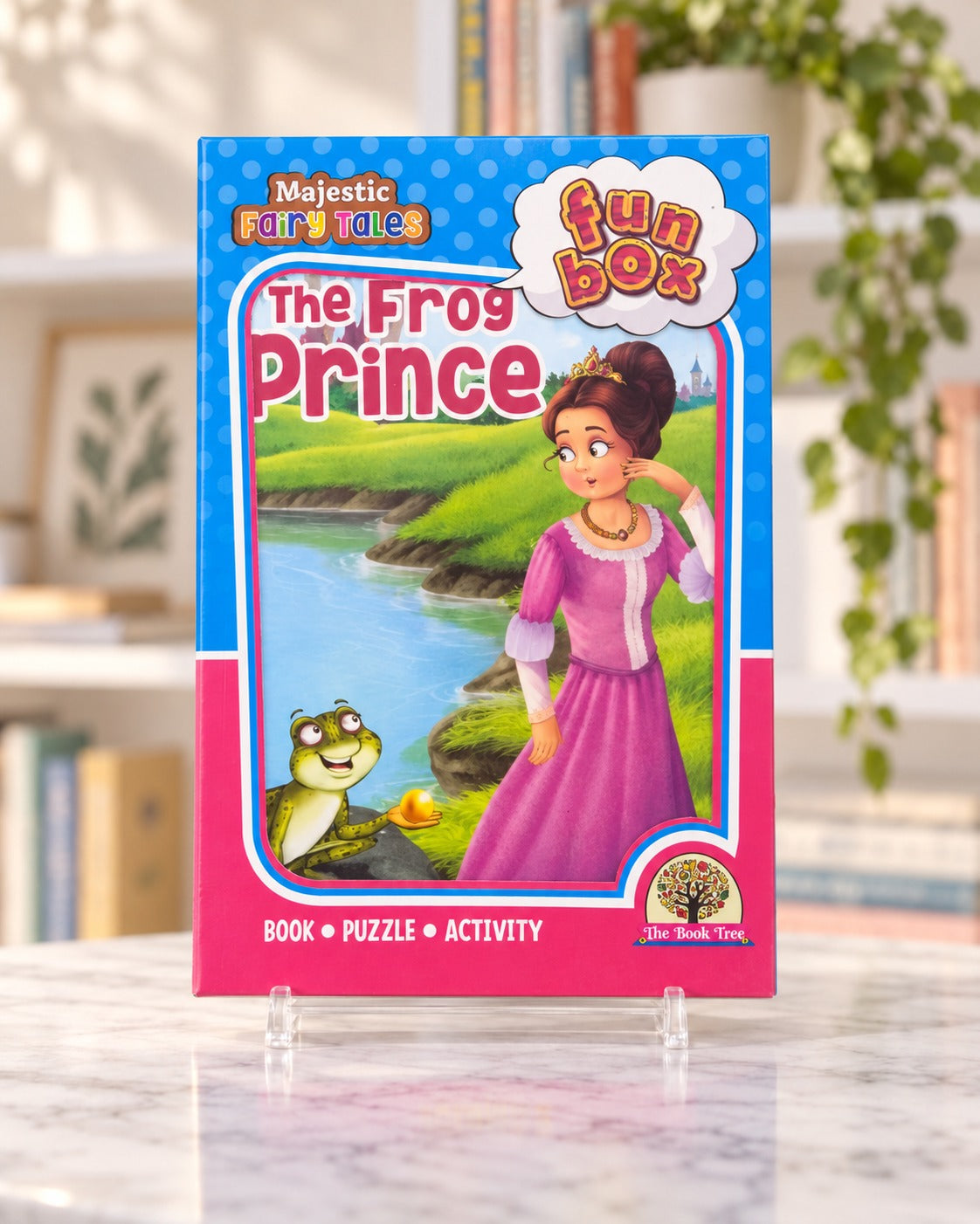 Fun Box - The Frog Prince - Book, Puzzle & Activity, box front