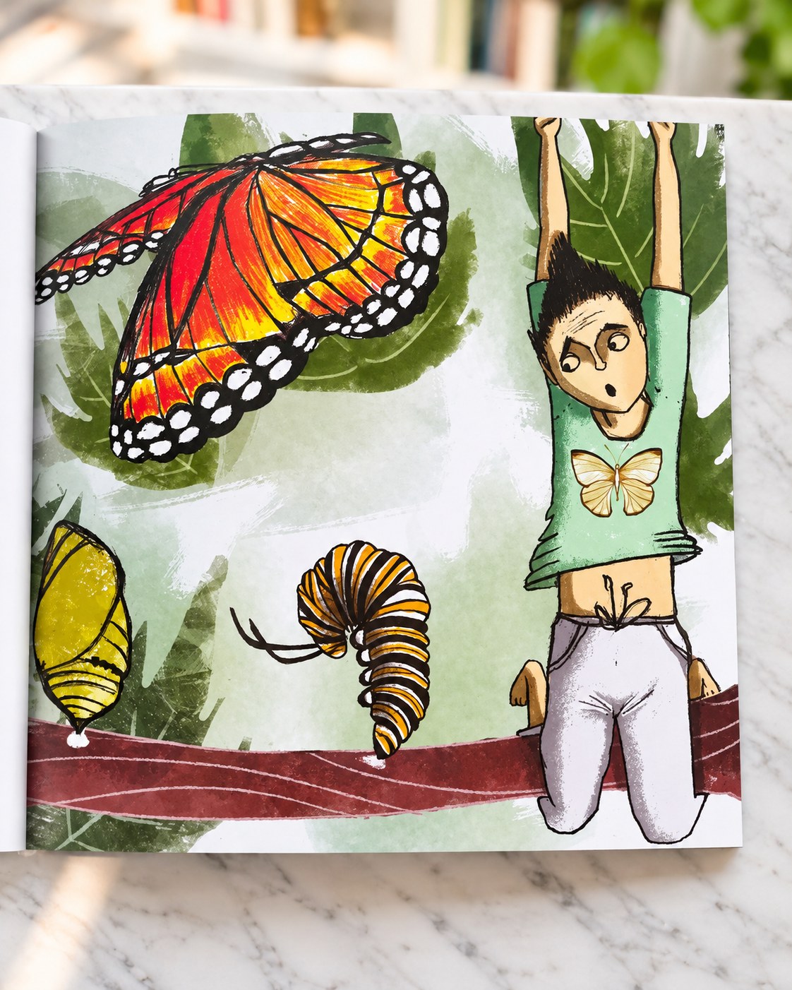 The Insect Boy, inside pages