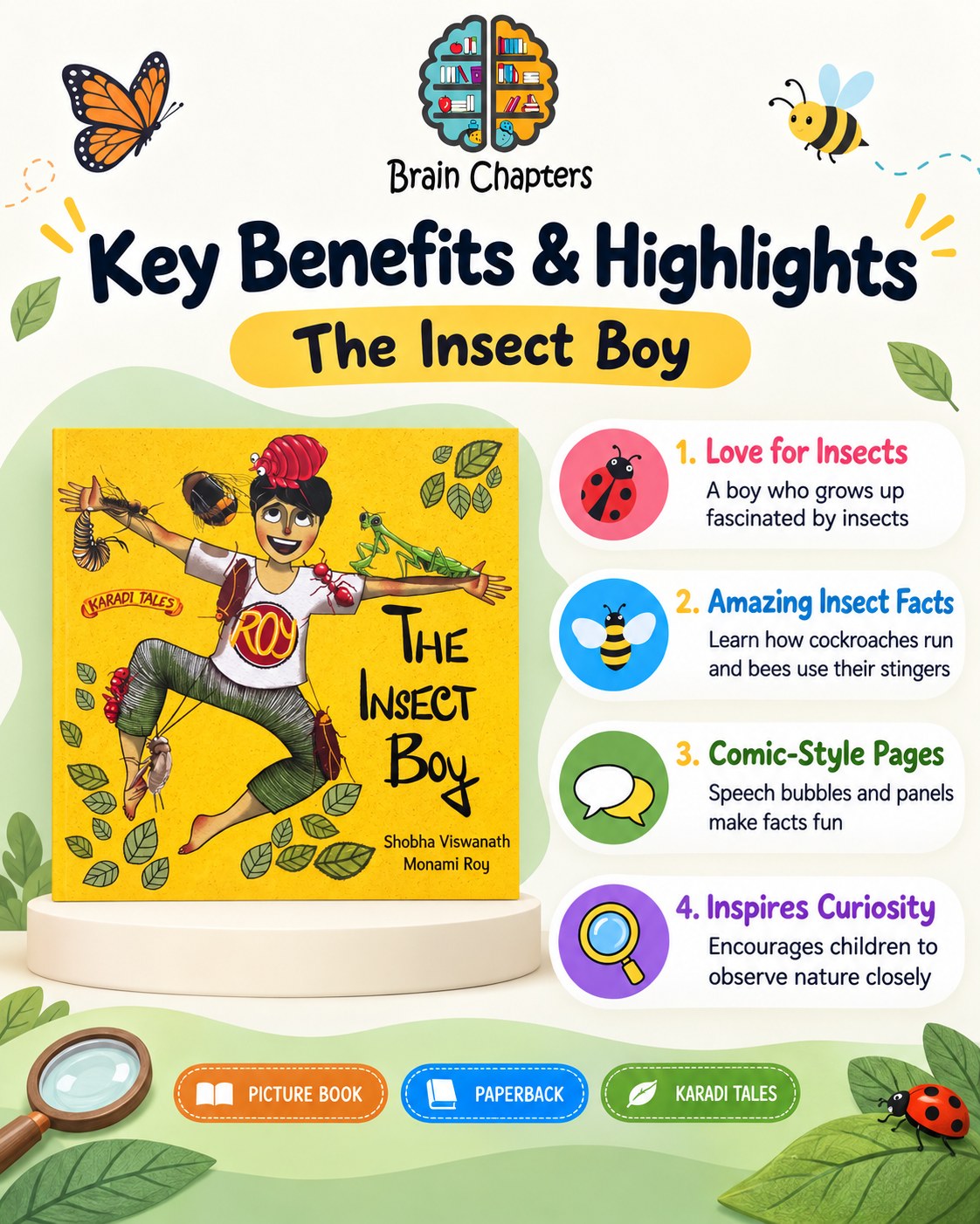 Key benefits and highlights of The Insect Boy