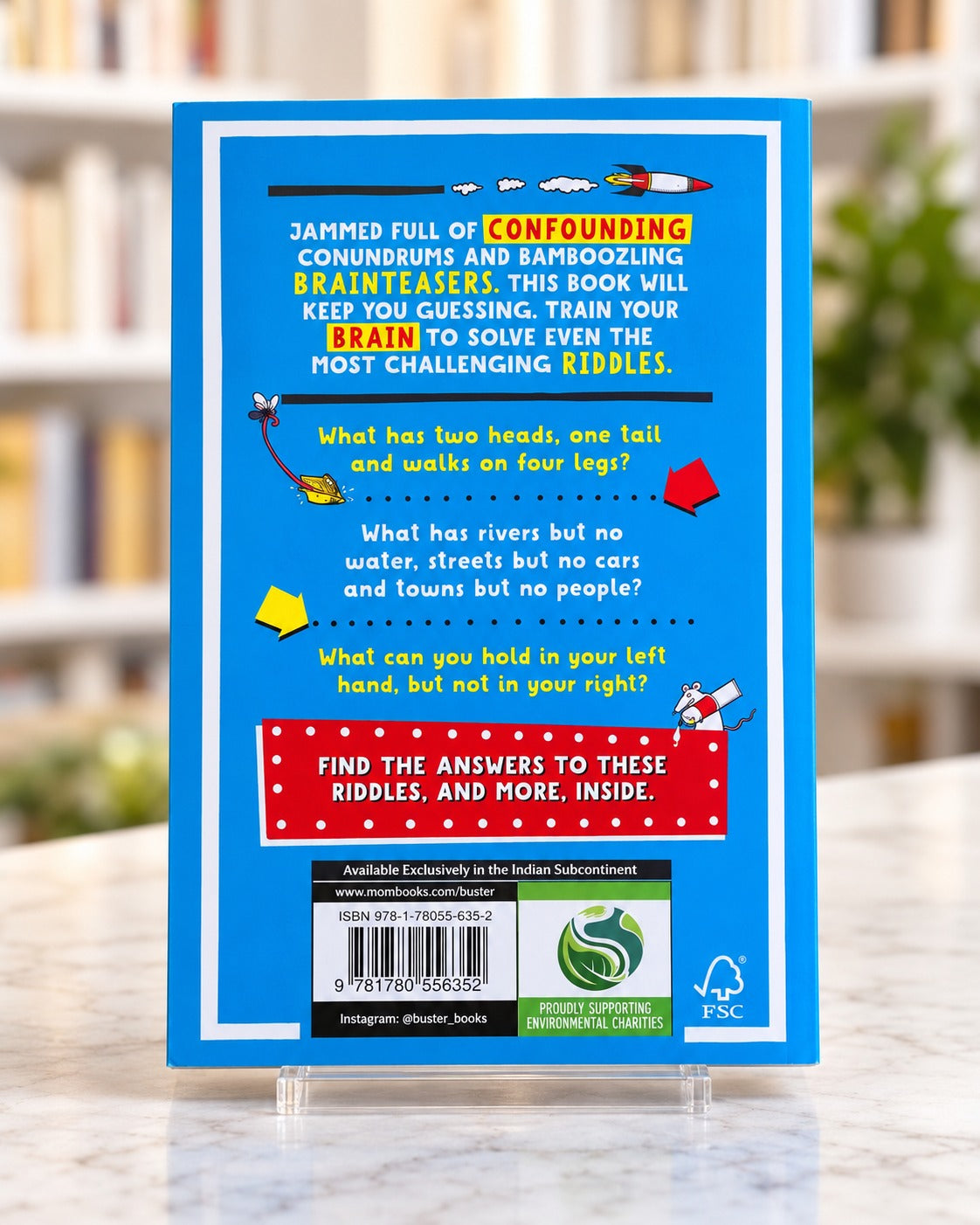 The Kids' Book of Awesome Riddles, back cover