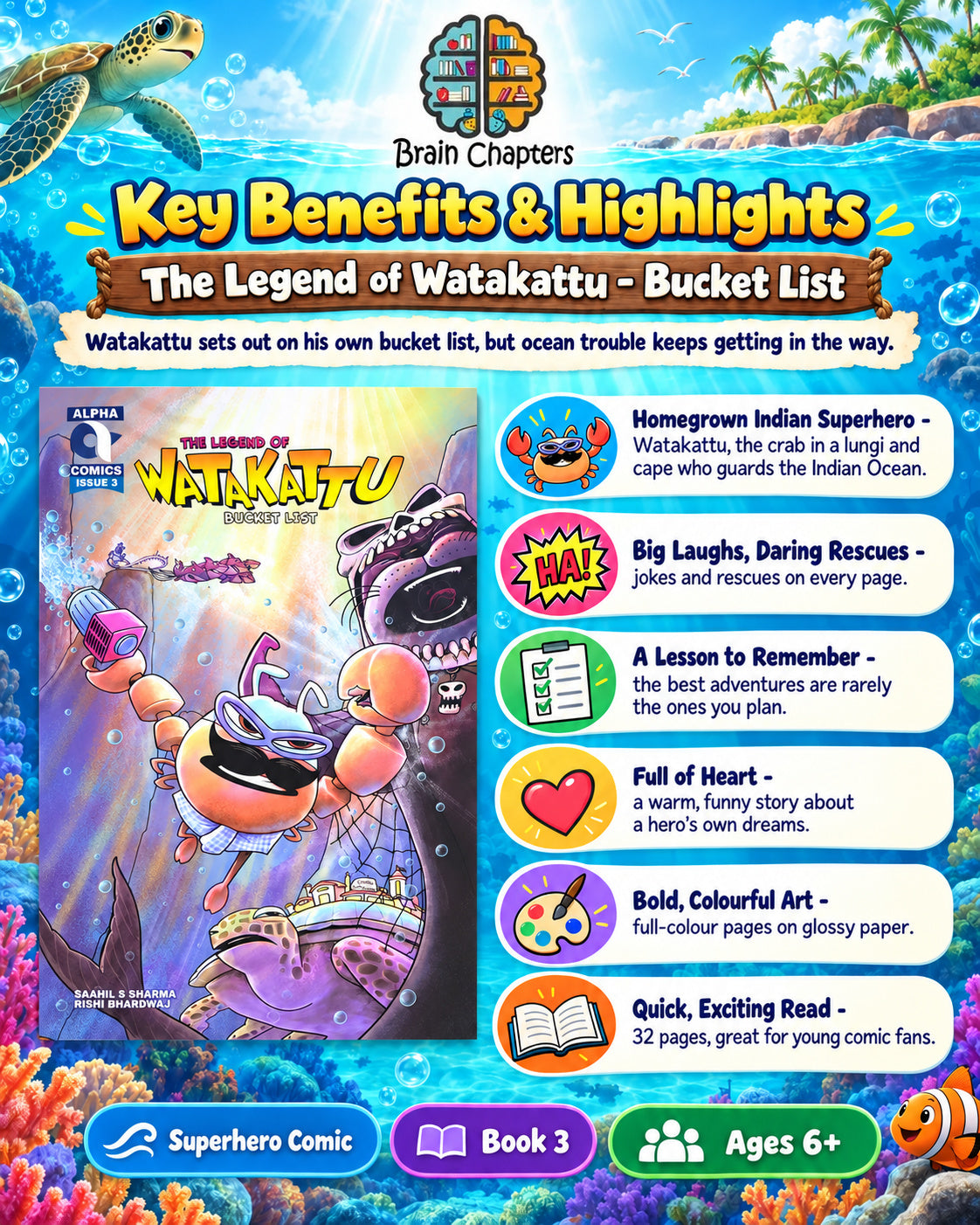 Key benefits and highlights of The Legend of Watakattu - Bucket List