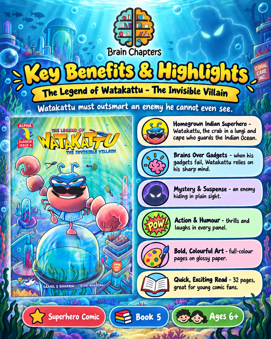 Key benefits and highlights of The Legend of Watakattu - The Invisible Villain
