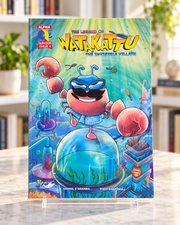 The Legend of Watakattu - The Invisible Villain, front cover of the paperback comic