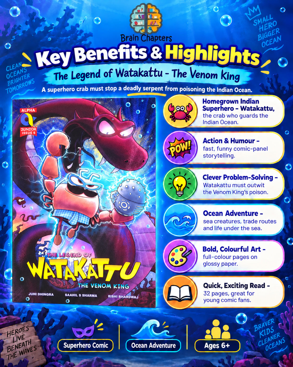 Key benefits and highlights of The Legend of Watakattu - The Venom King