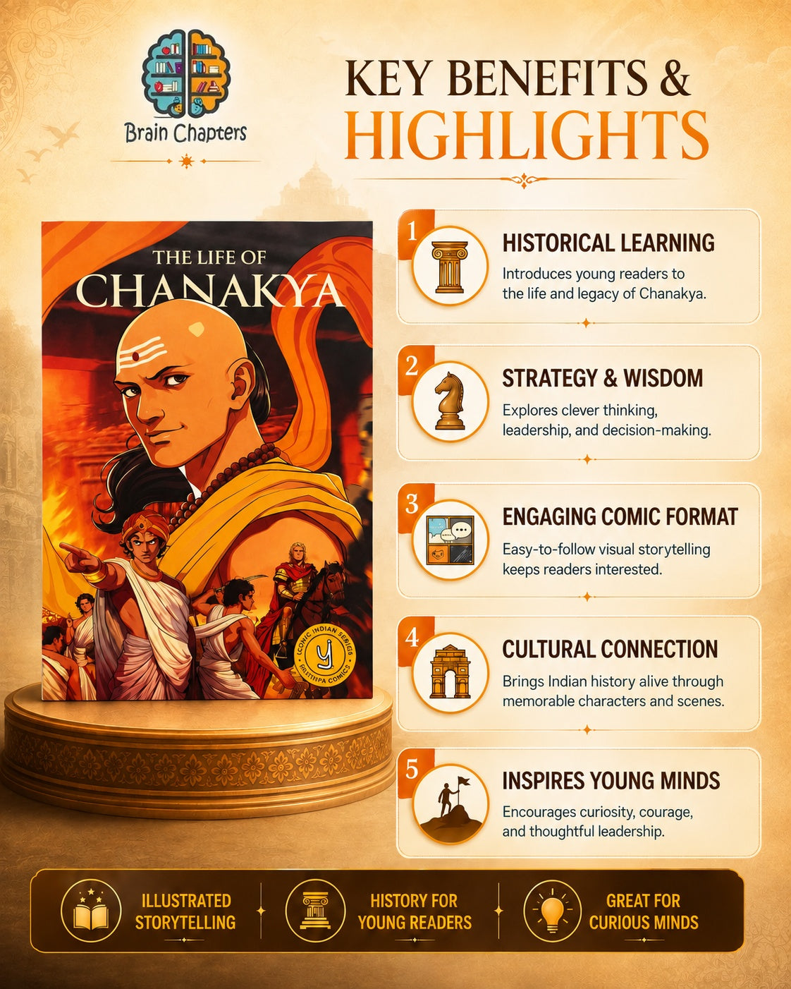 Key benefits and highlights of The Life of Chanakya: Classic Indian Stories