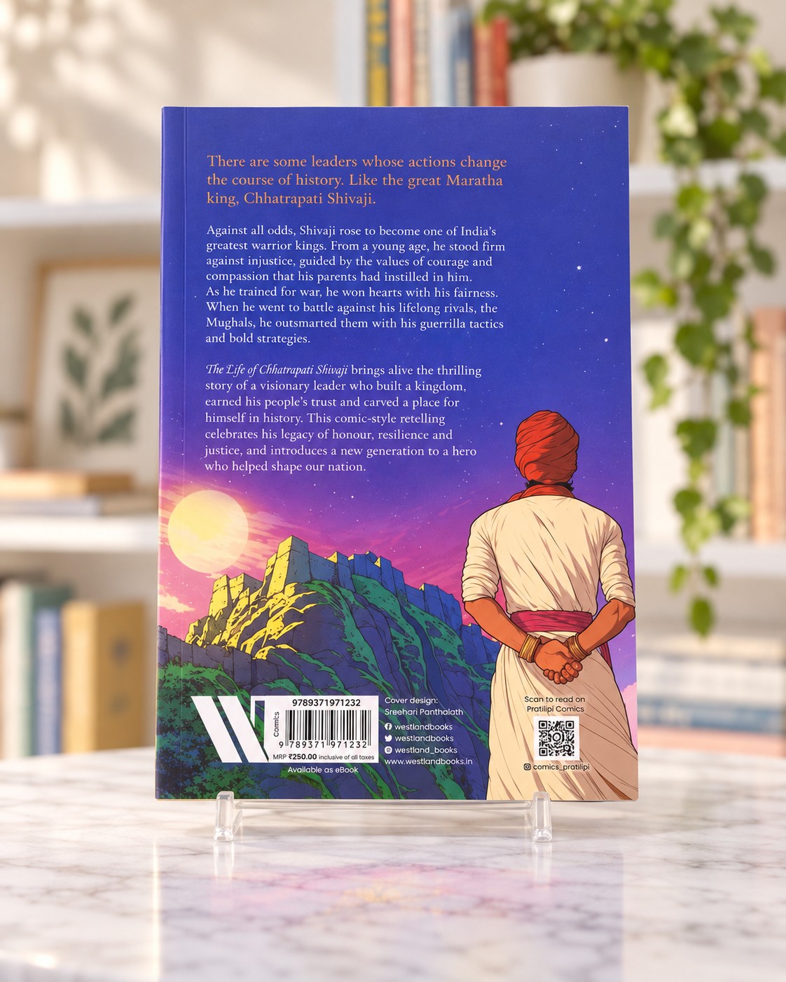 The Life of Chhatrapati Shivaji, back cover