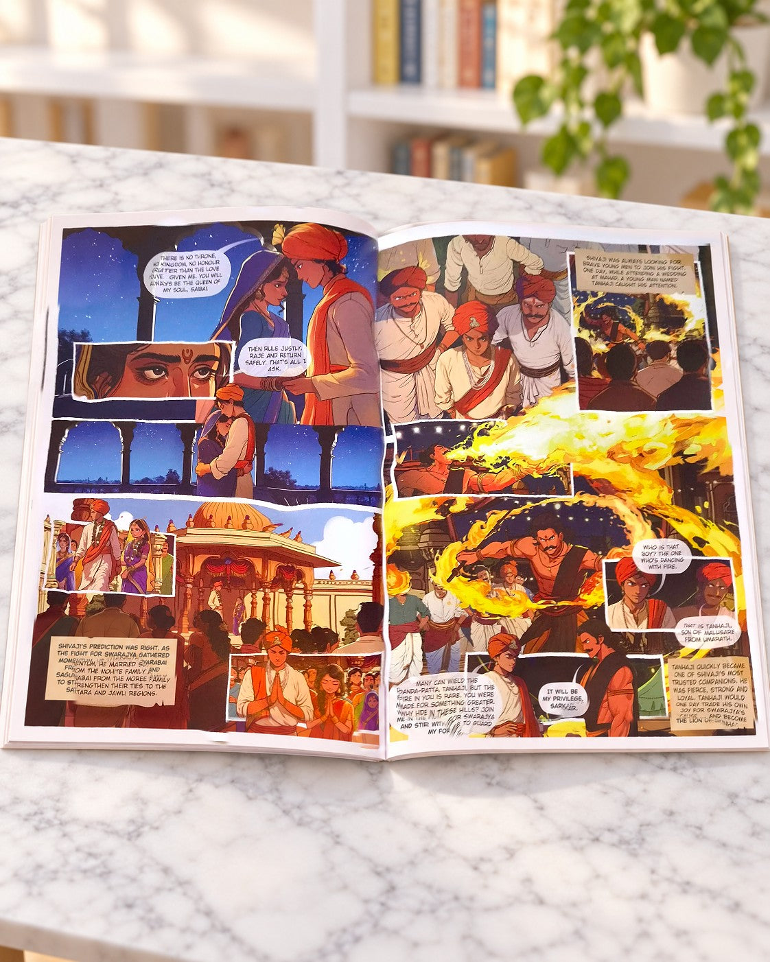 The Life of Chhatrapati Shivaji, inside pages