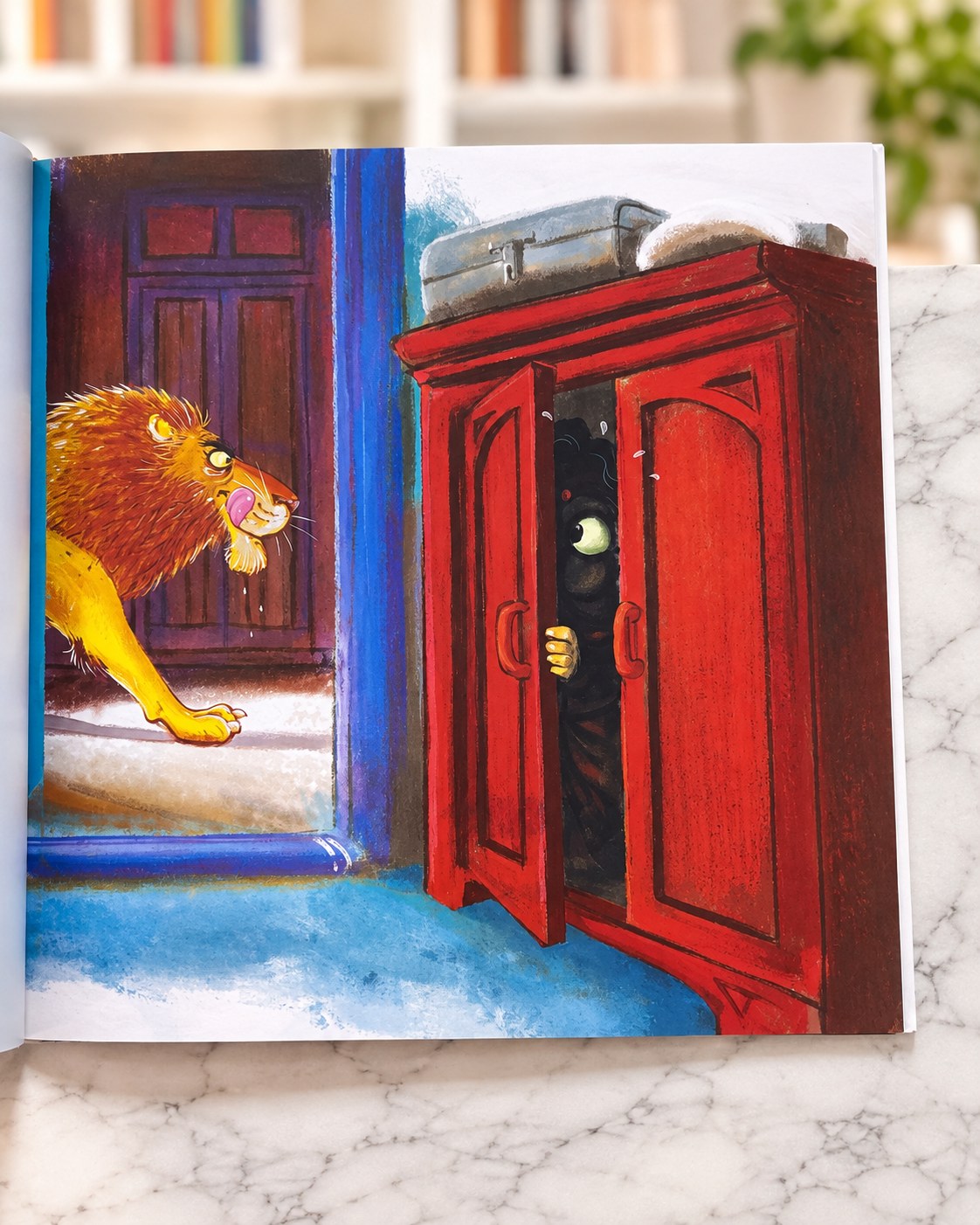 The Lion's Feast, inside pages