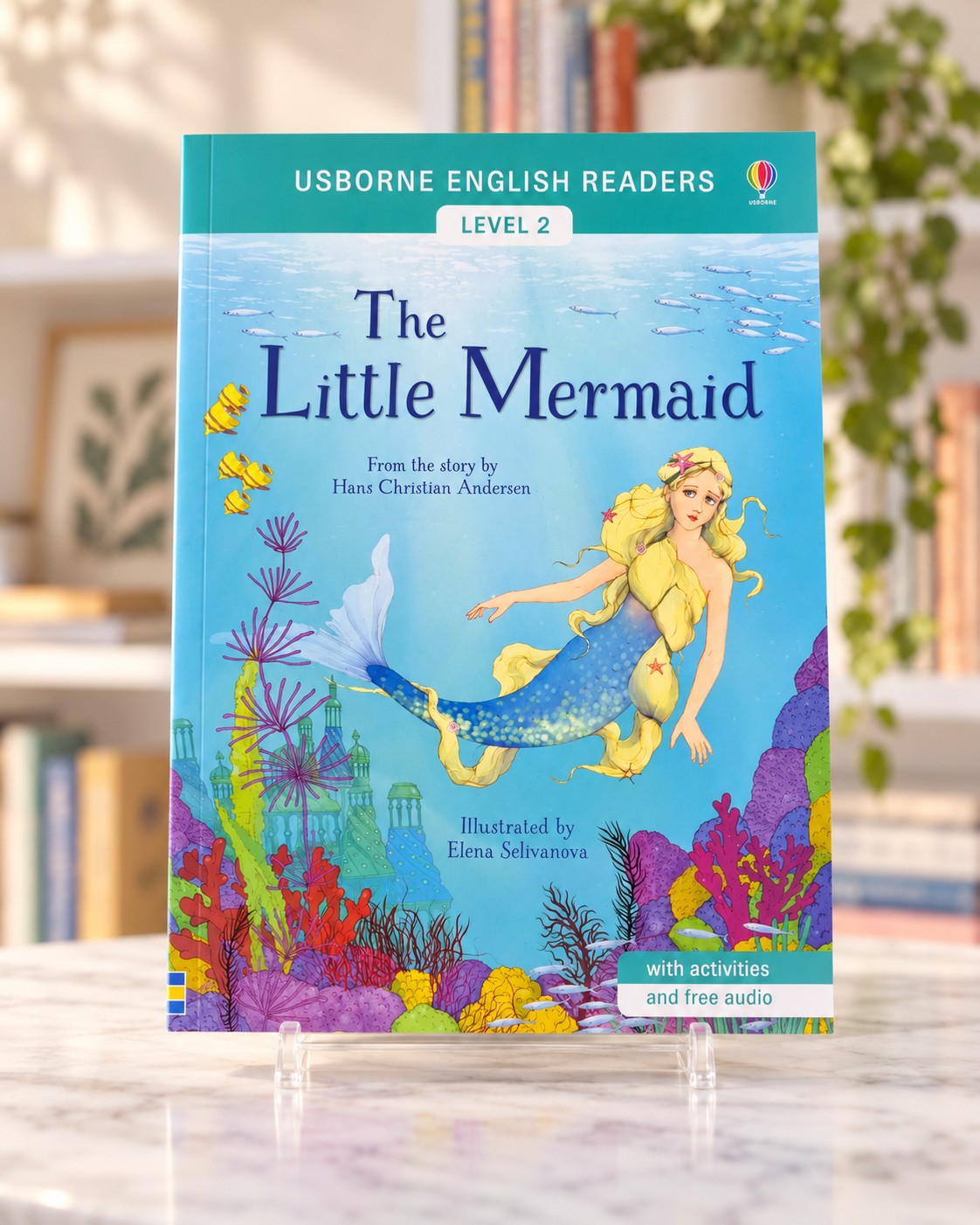 The Little Mermaid English Readers Level 2, front cover