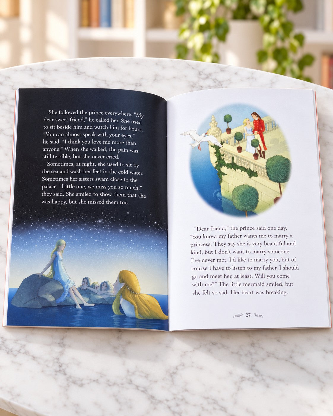 The Little Mermaid English Readers Level 2, inside pages 2