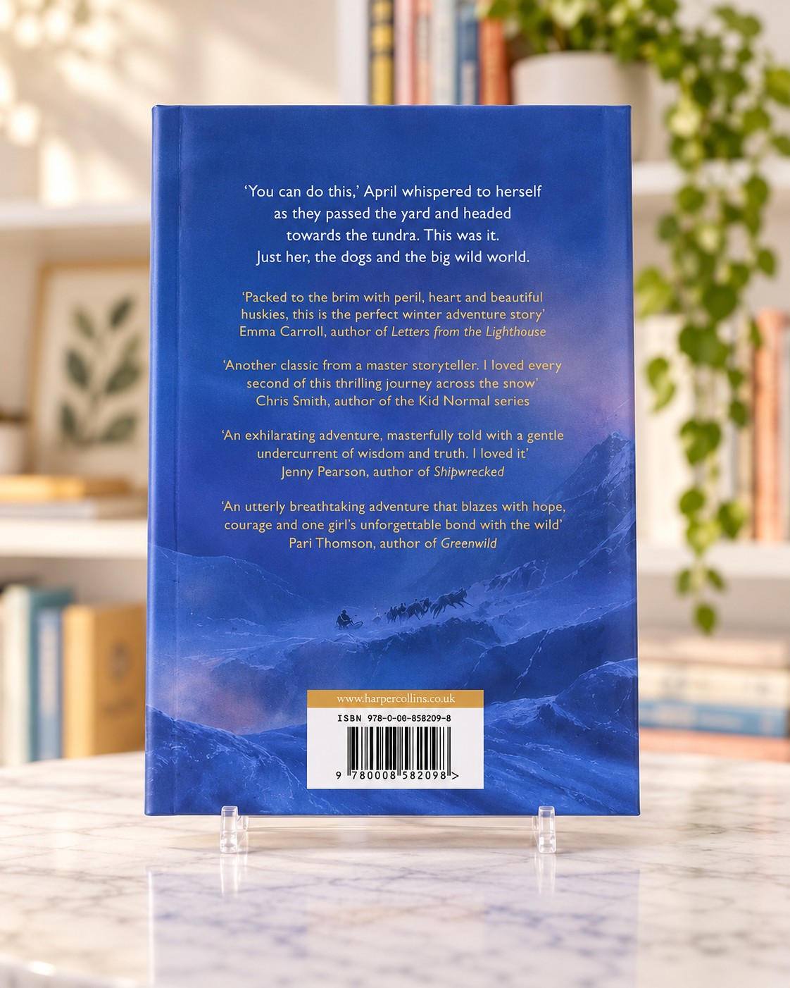 The Lone Husky, back cover