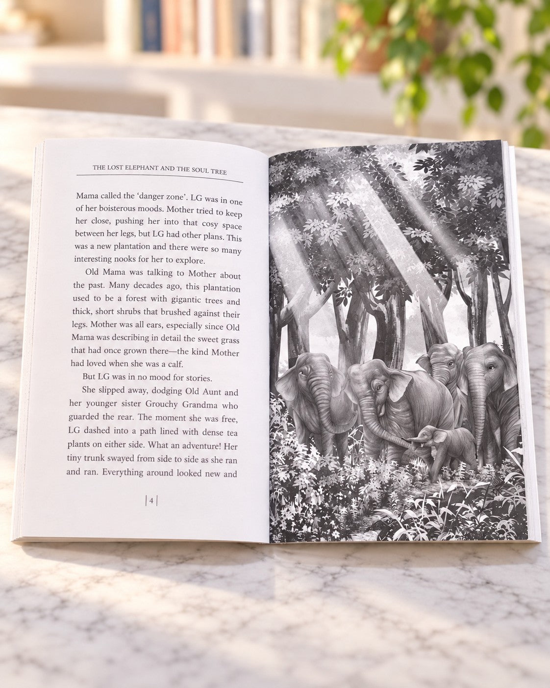 The Lost Elephant and the Soul Tree, inside pages