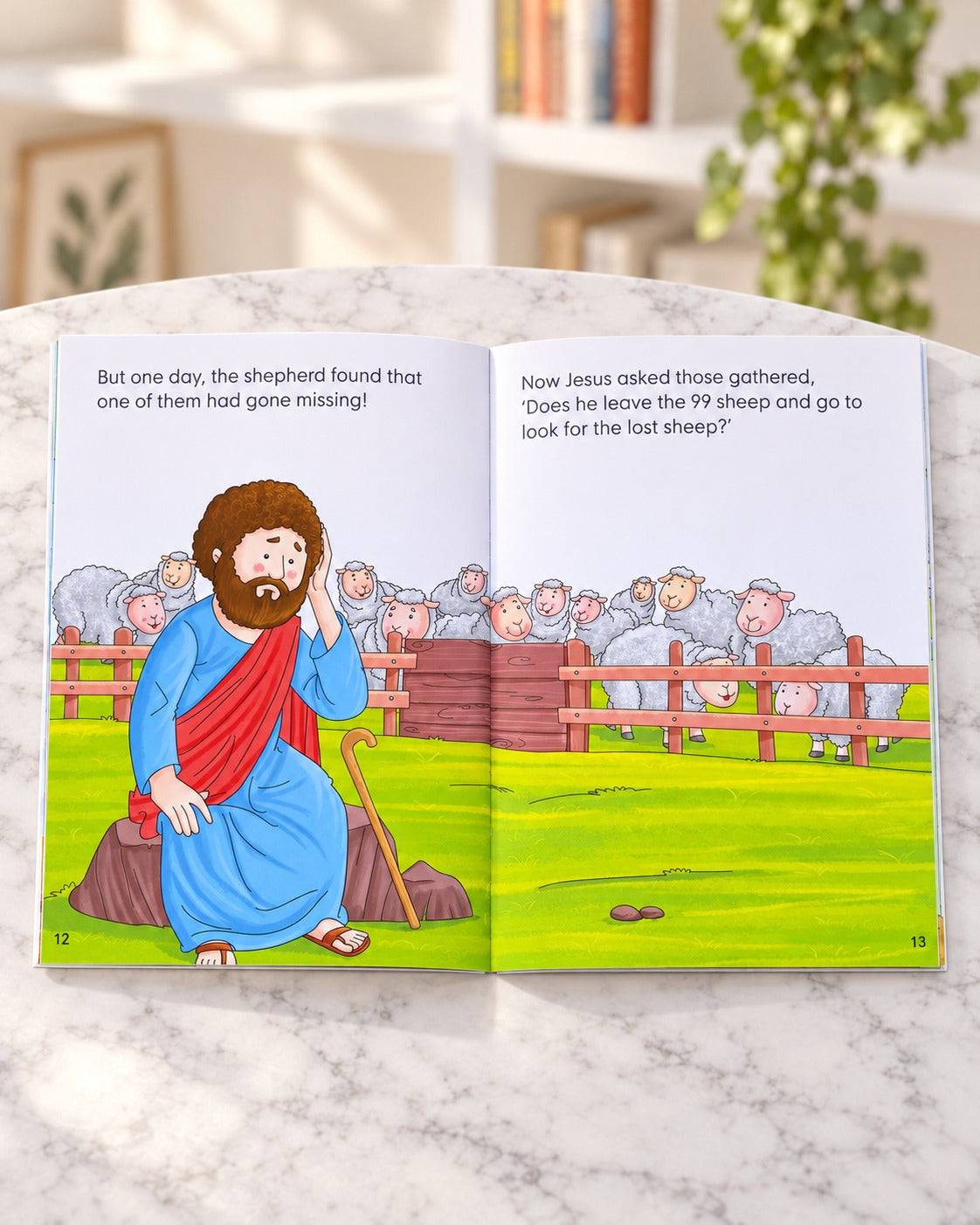 The Lost Sheep - Bible Stories, inside pages