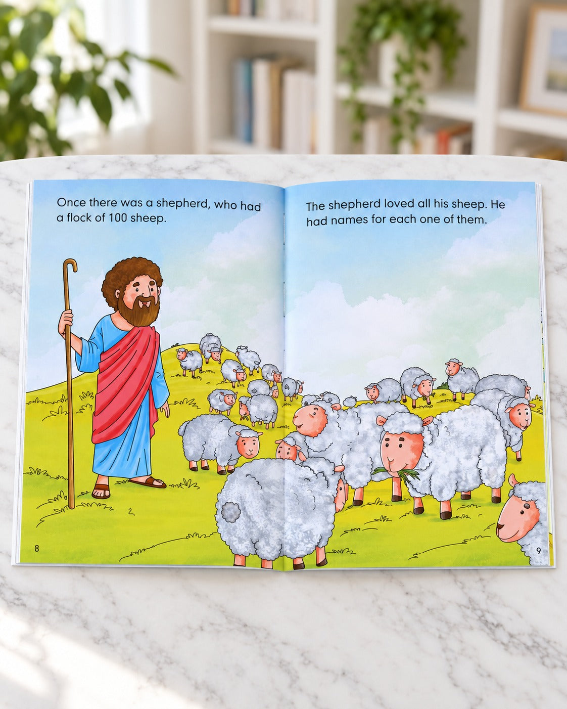 The Lost Sheep - Bible Stories, inside pages