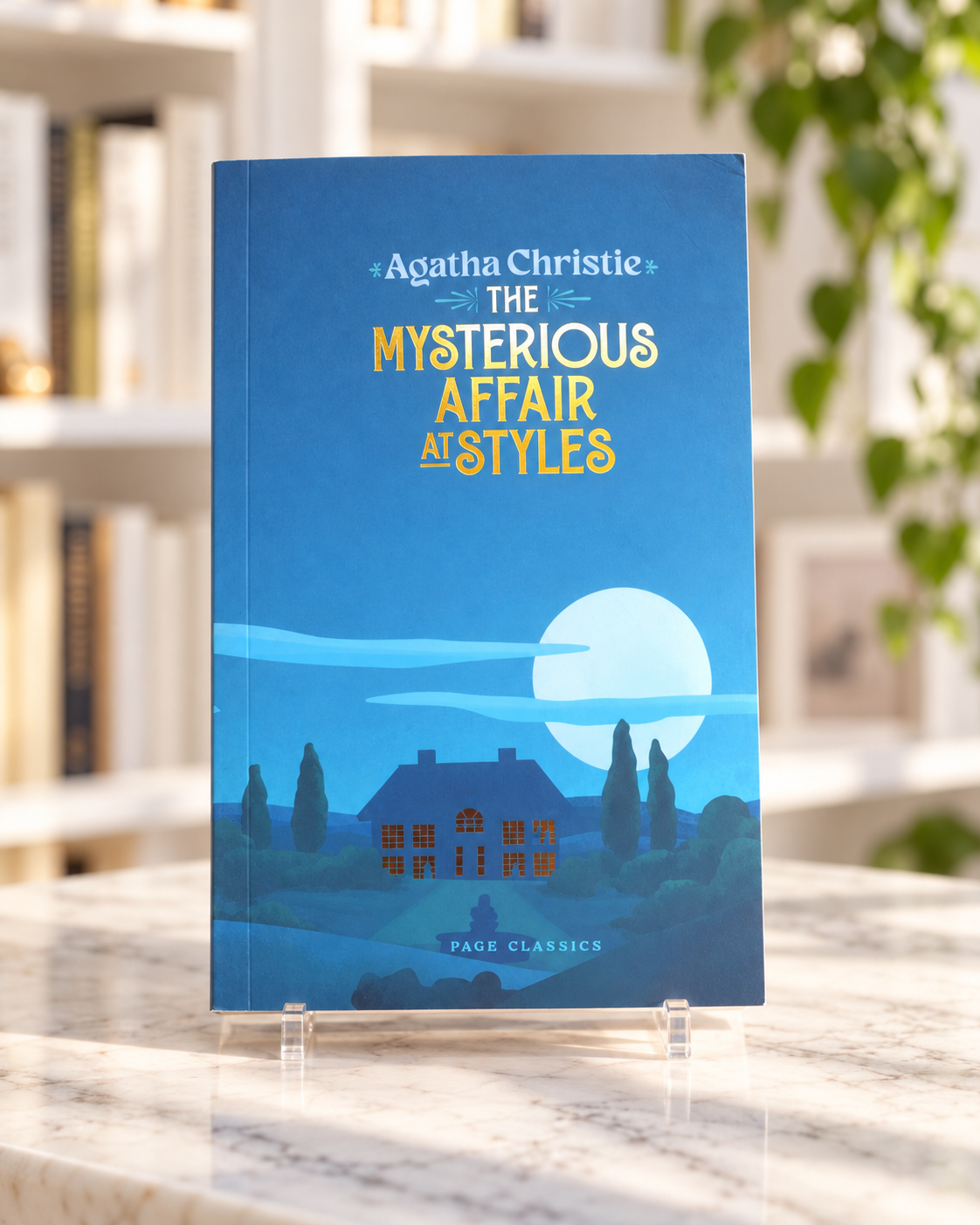 The Mysterious Affair at Styles by Agatha Christie, paperback front cover