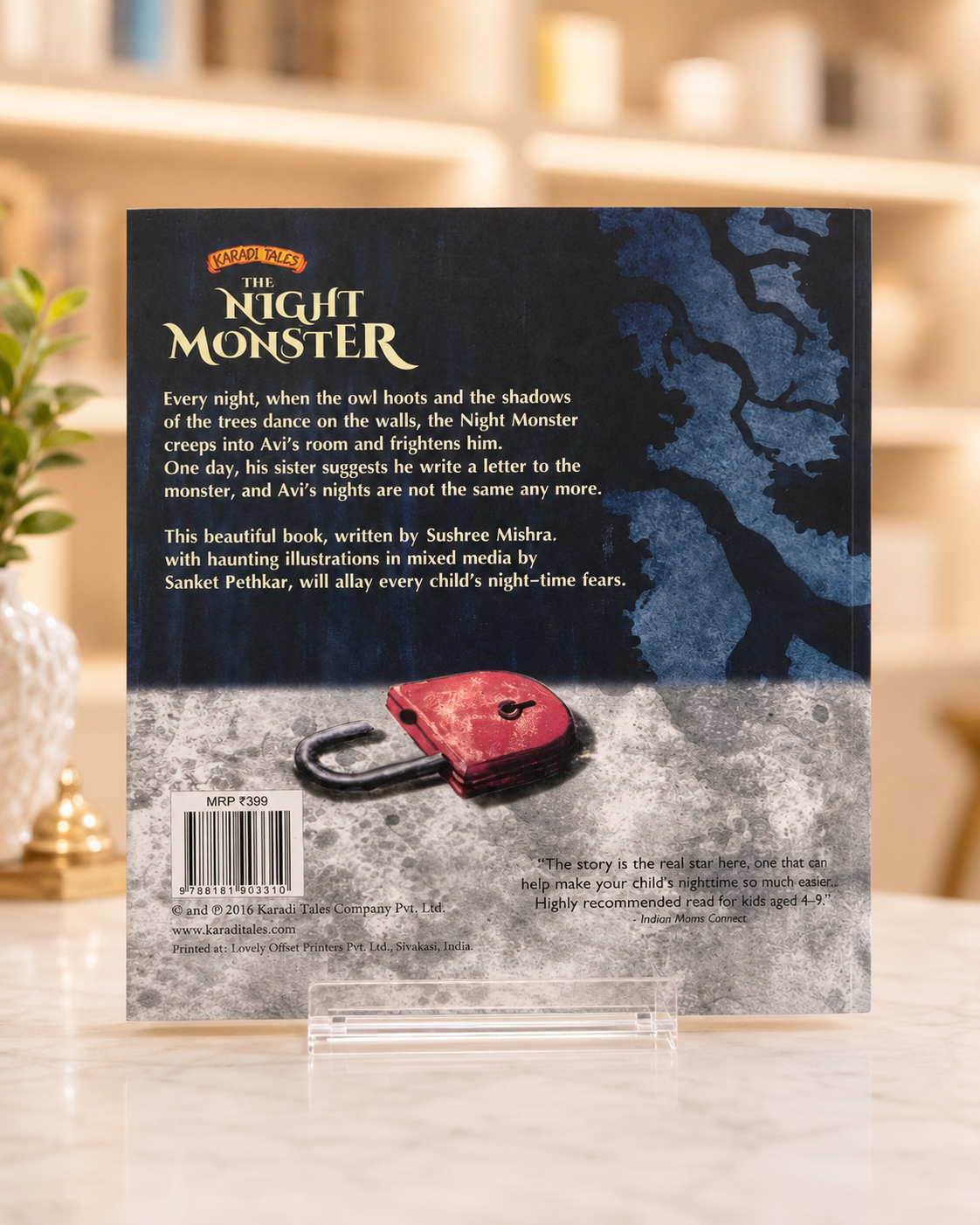 The Night Monster – back cover