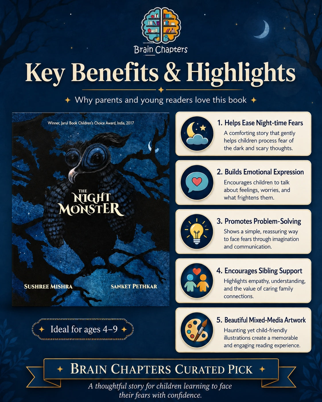 Key benefits and highlights of The Night Monster
