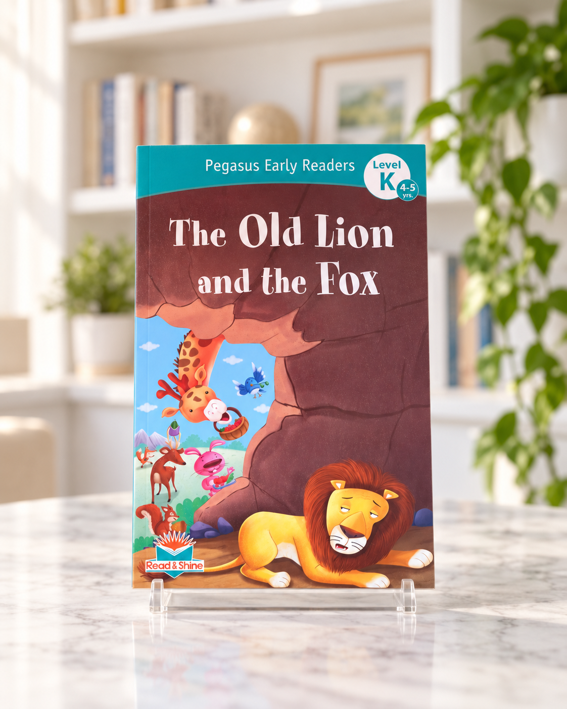 The Old Lion and the Fox, early reader, paperback front cover