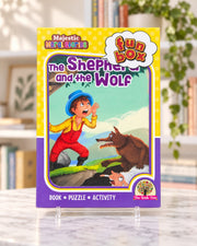 Fun Box - The Shepherd and the Wolf - Book, Puzzle & Activity, box front