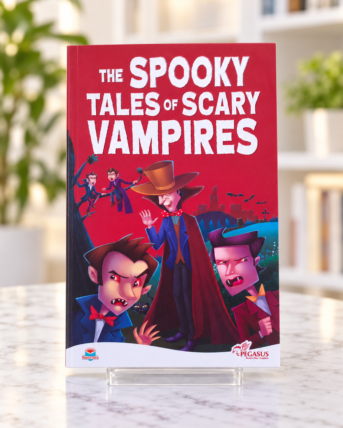 The Spooky Tales of Scary Vampires, paperback front cover