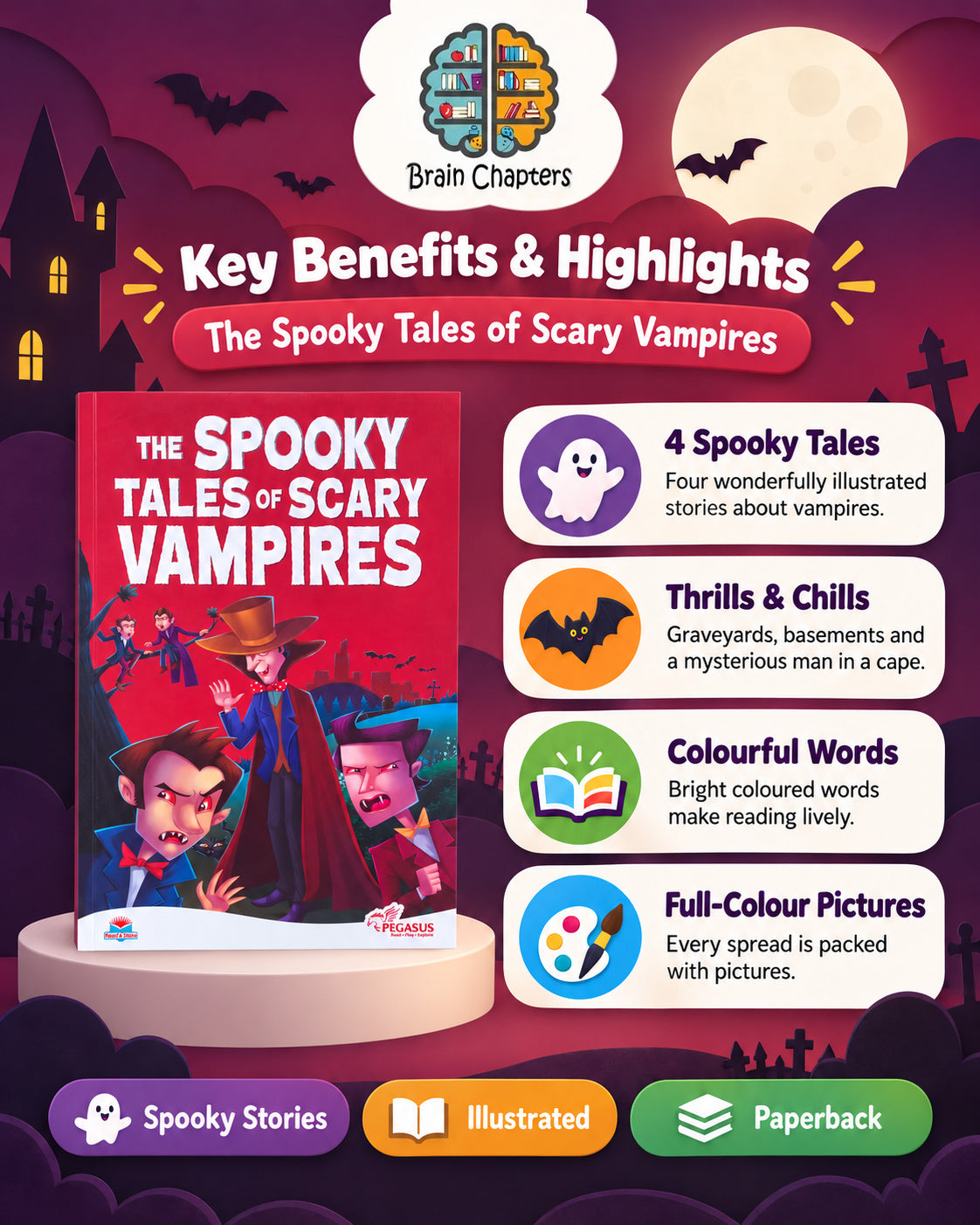 Key benefits and highlights of The Spooky Tales of Scary Vampires