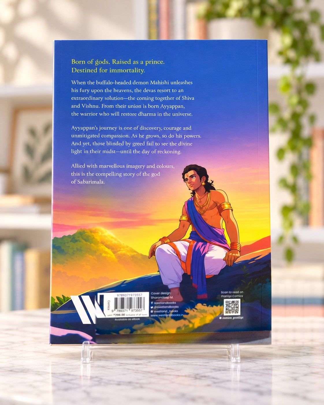 The Story of Ayyappan, back cover