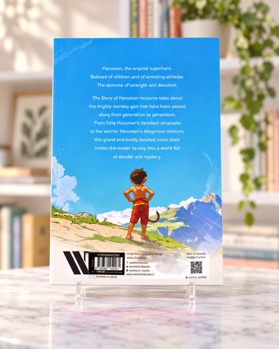The Story of Hanuman, back cover