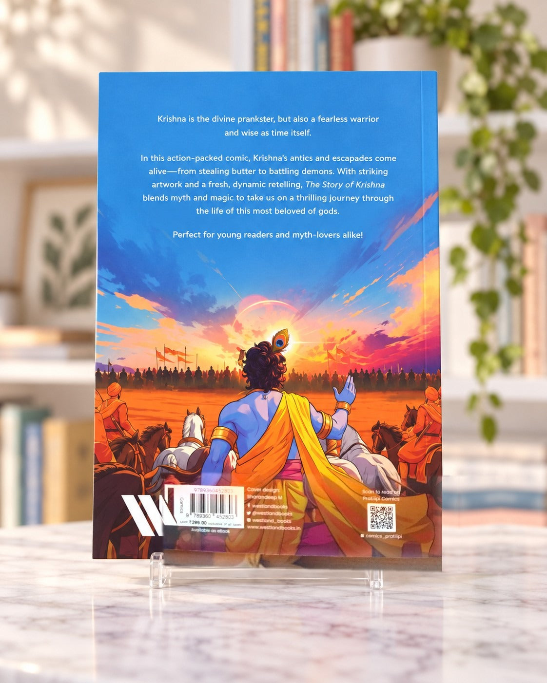 The Story of Krishna, back cover