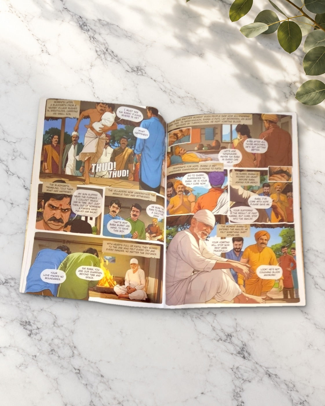 The Story of Sai Baba, inside pages