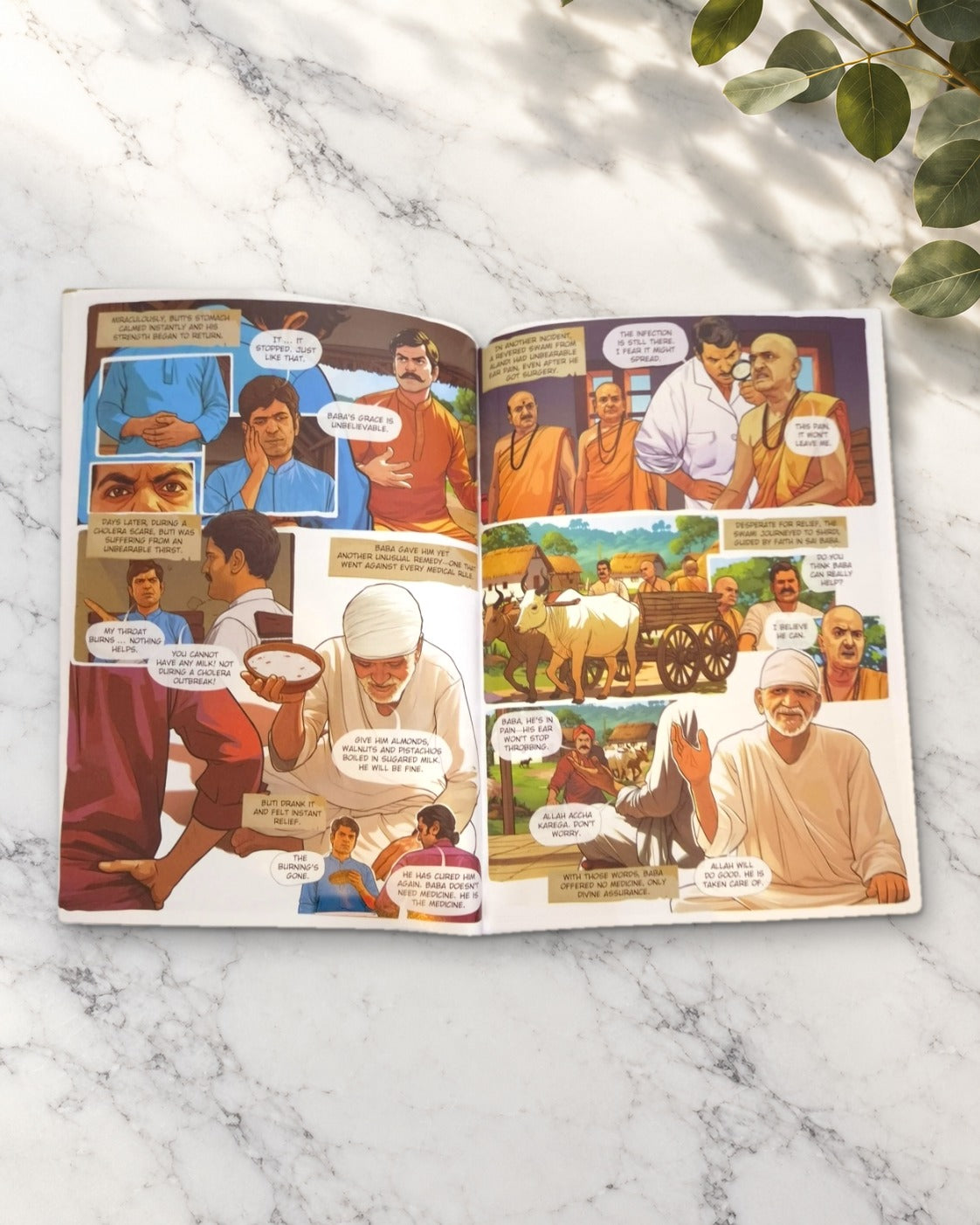 The Story of Sai Baba, inside pages