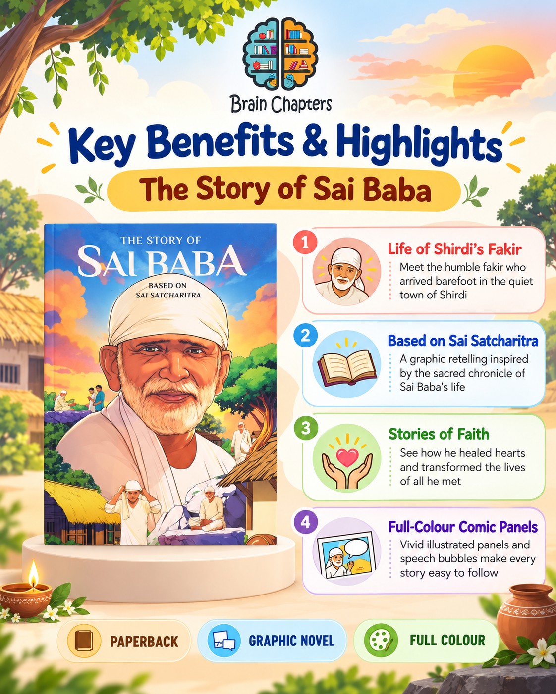 Key benefits and highlights of The Story of Sai Baba