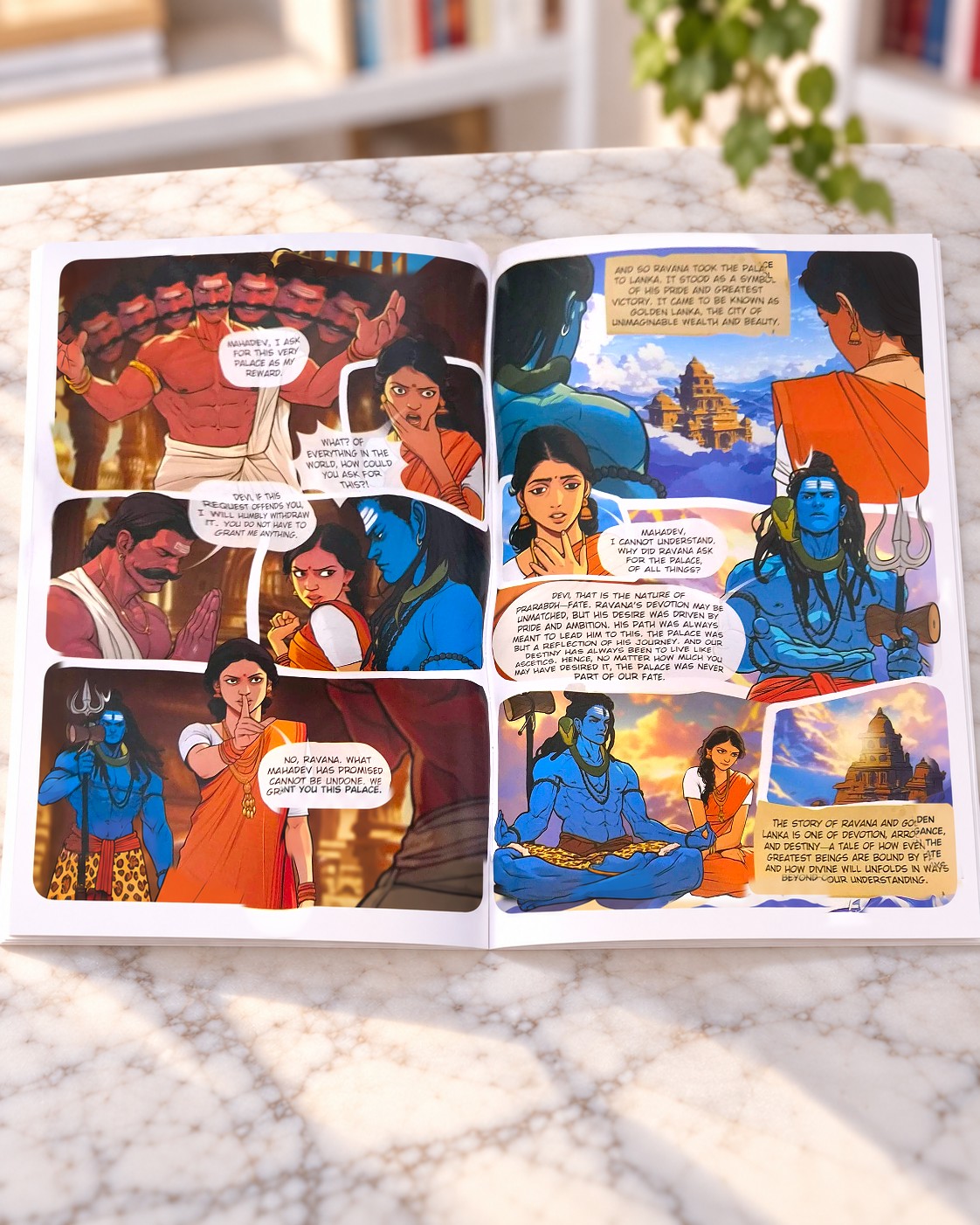 The Story of Shiva, inside pages