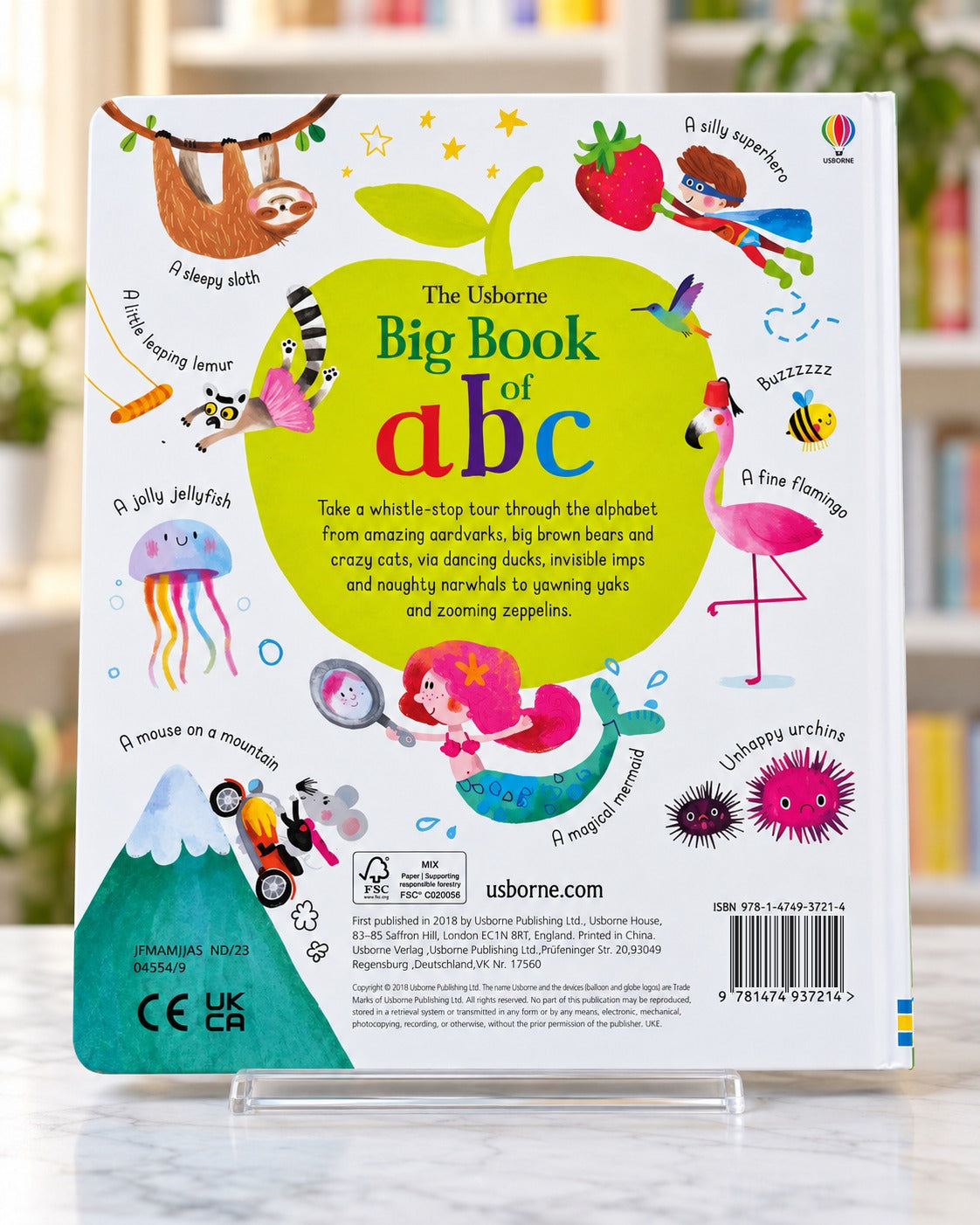 The Usborne Big Book of abc, back cover