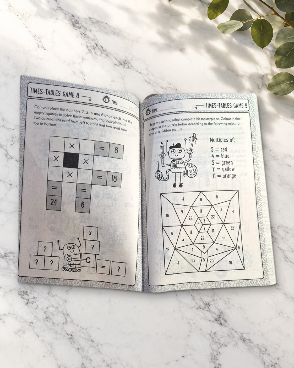 Times Tables Games for Clever Kids, inside pages 1