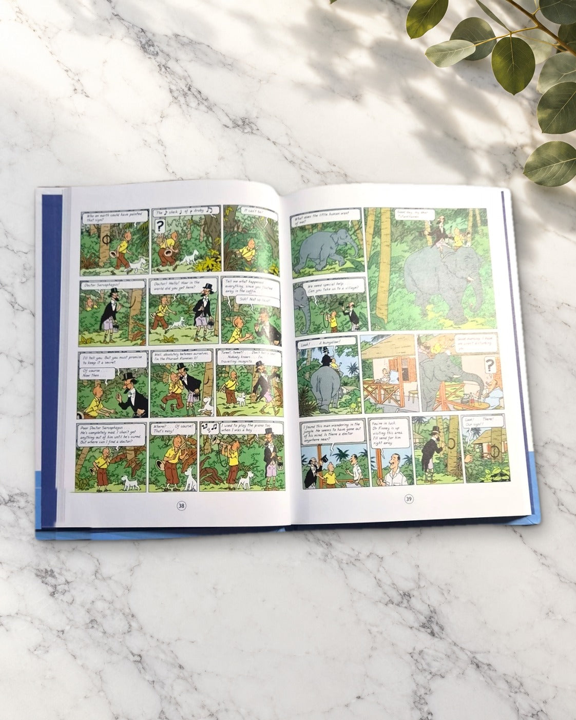 Tintin Volume 2: Cigars of the Pharaoh, The Blue Lotus, The Broken Ear, inside pages 1