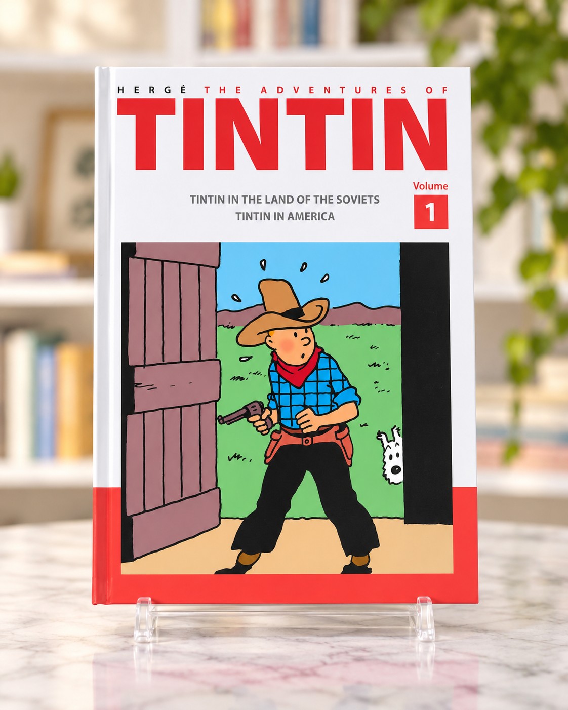Tintin Volume 1: Tintin in the Land of the Soviets, Tintin in America, front cover