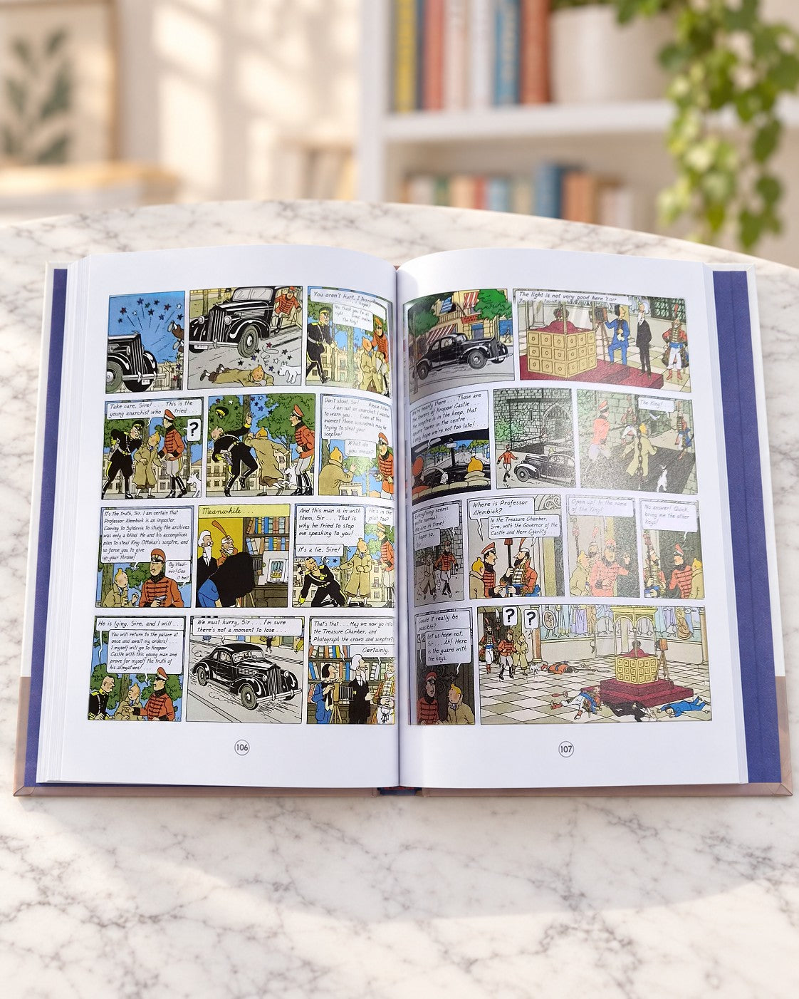 Tintin Volume 3: The Black Island, King Ottokar's Sceptre, The Crab with the Golden Claws, inside pages 2
