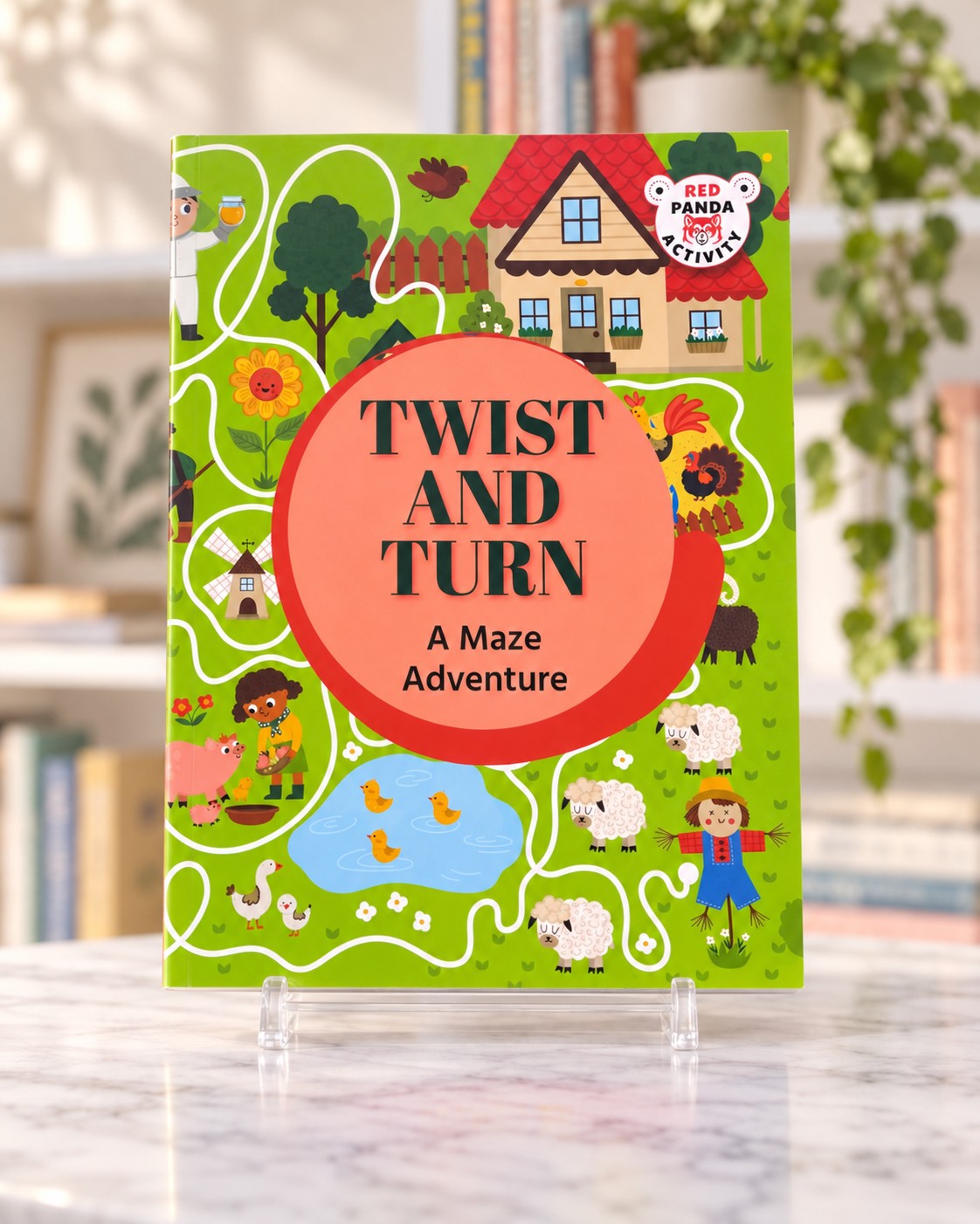 Twist and Turn: A Maze Adventure, front cover