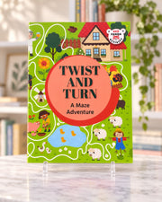 Twist and Turn: A Maze Adventure, front cover
