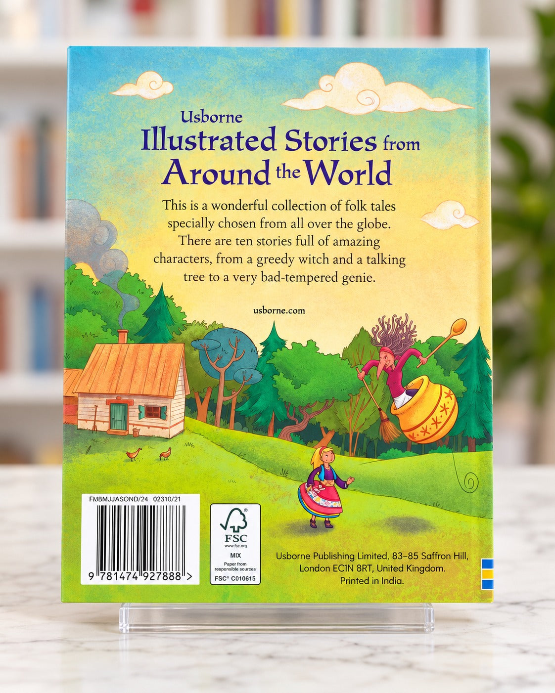 Usborne Illustrated Stories from Around the World, back cover