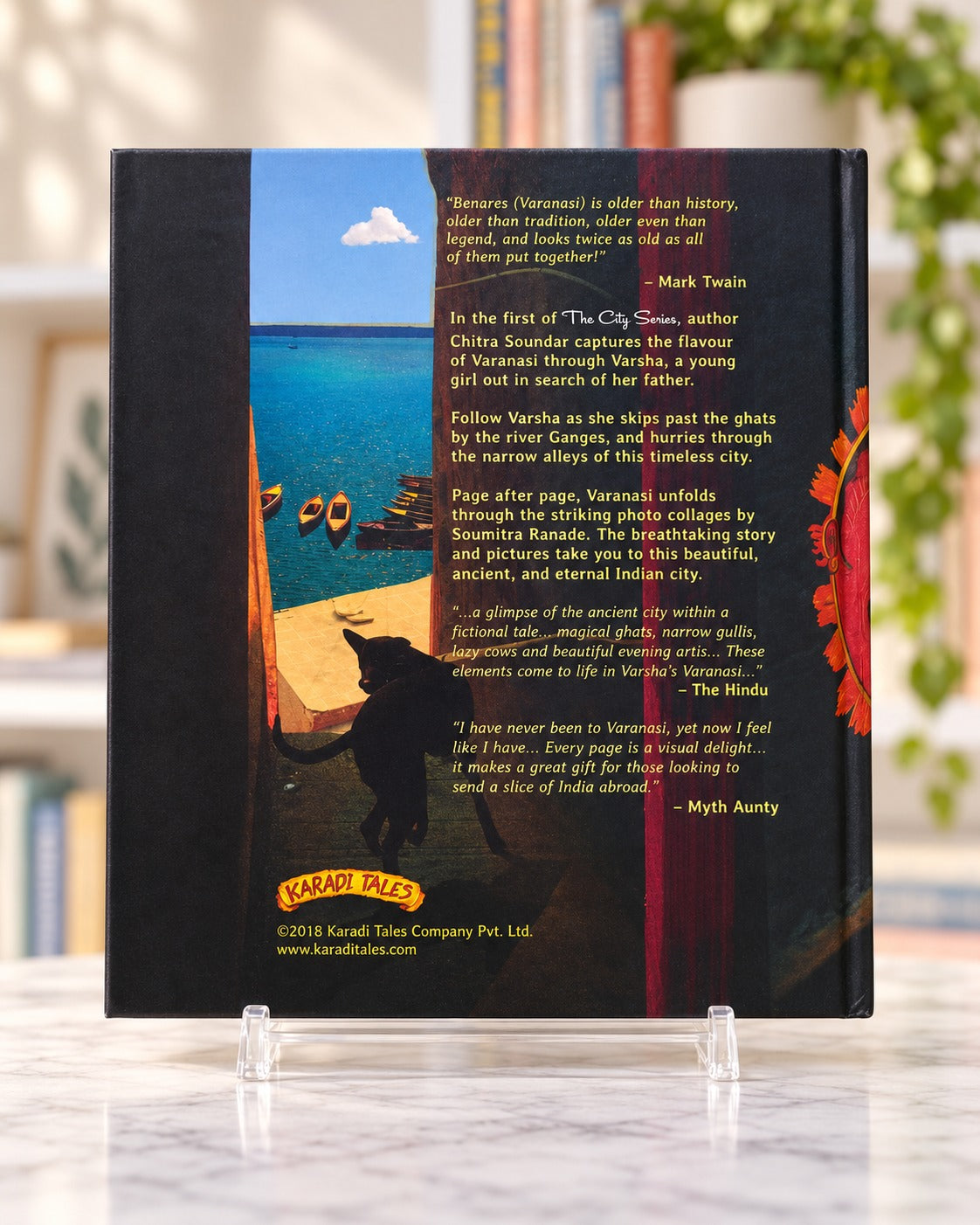 Varsha's Varanasi, back cover