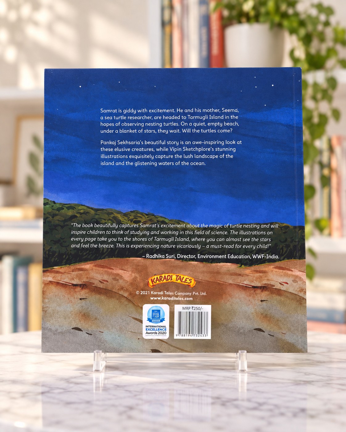 Waiting for Turtles, back cover
