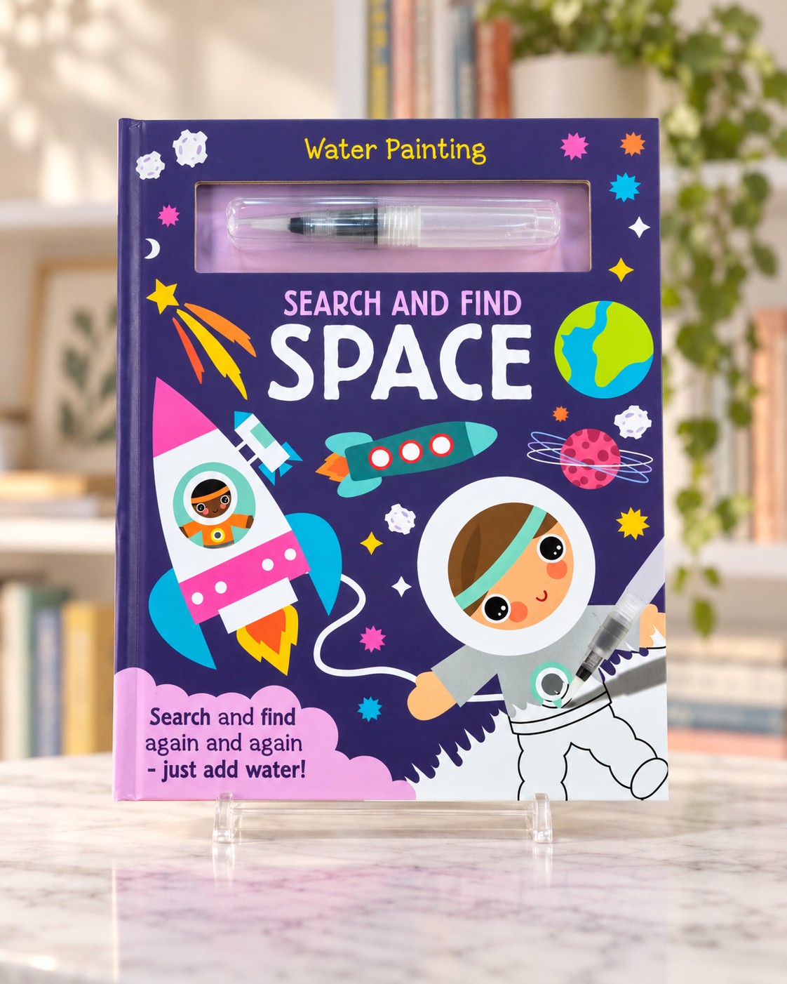 Water Painting - Search and Find Space, front cover